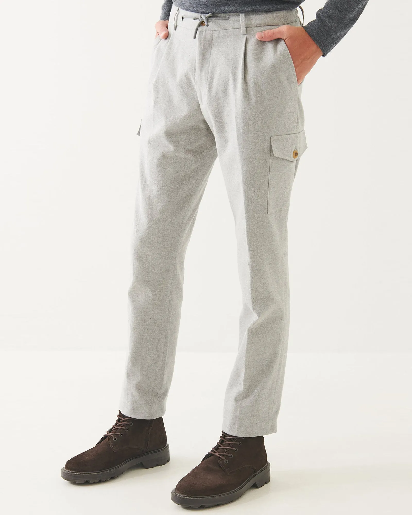 Flannel Slim Cargo Pants sold by TNT Fashion product image thumbnail 3