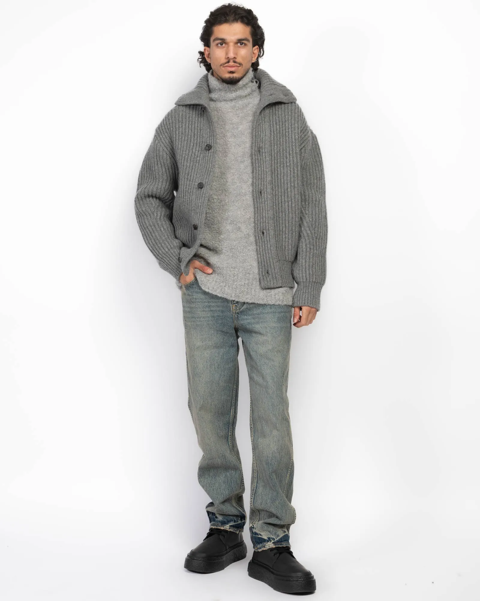 High Collar Cardigan sold by TNT Fashion product image thumbnail 2