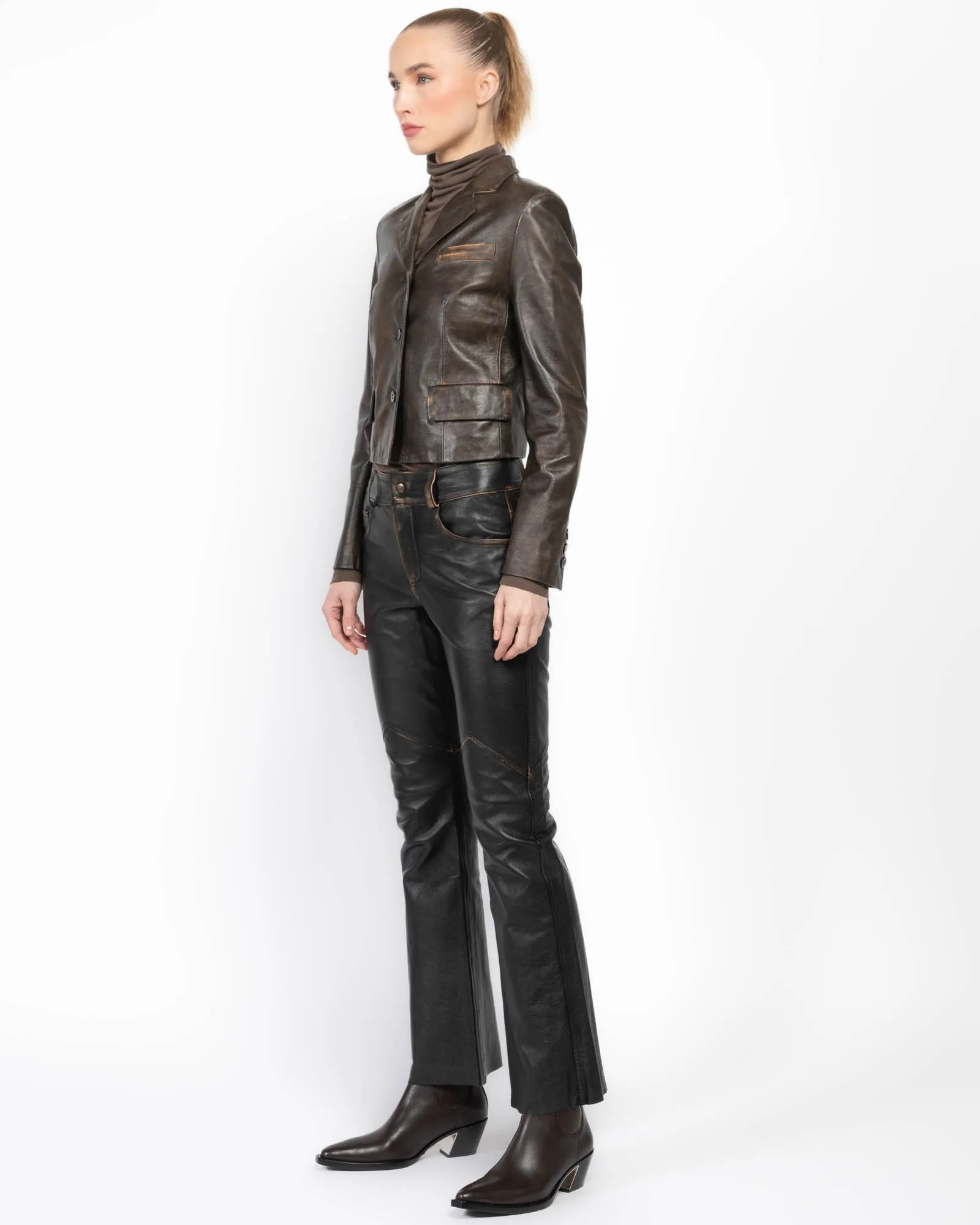 Leather Blazer sold by TNT Fashion product image thumbnail 4
