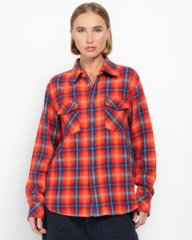 Tartan Cashmere Shirt made by TNT Fashion