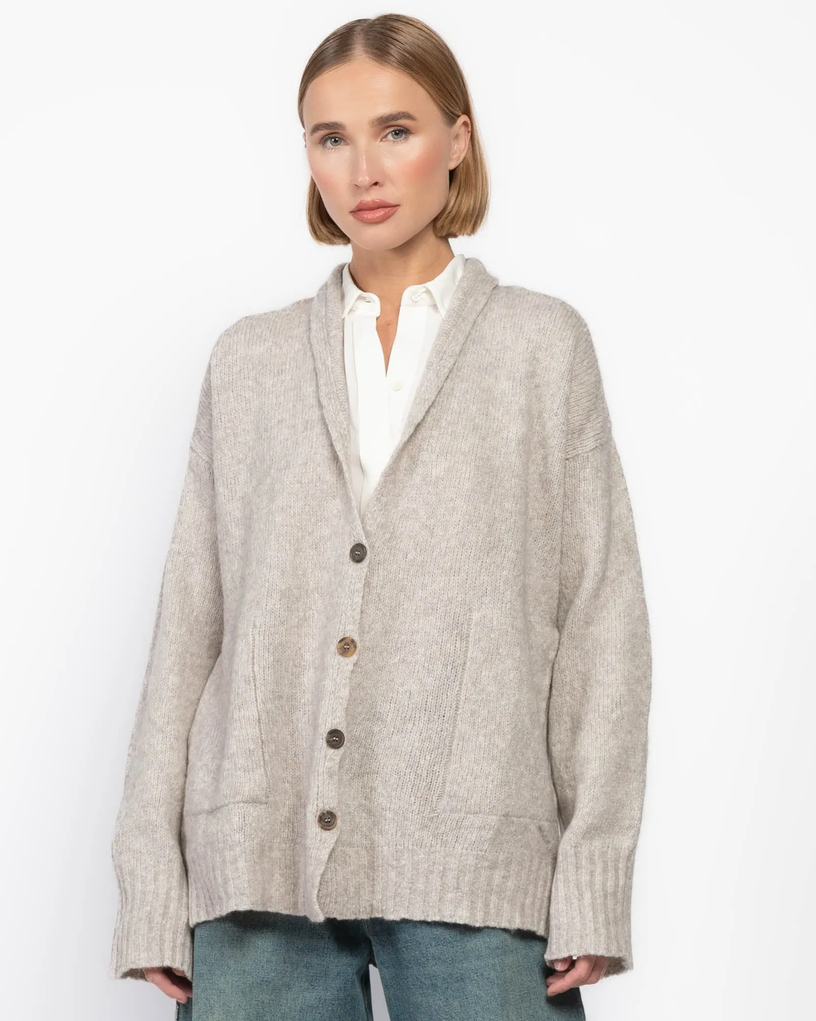 Soft Neck Cardigan sold by TNT Fashion