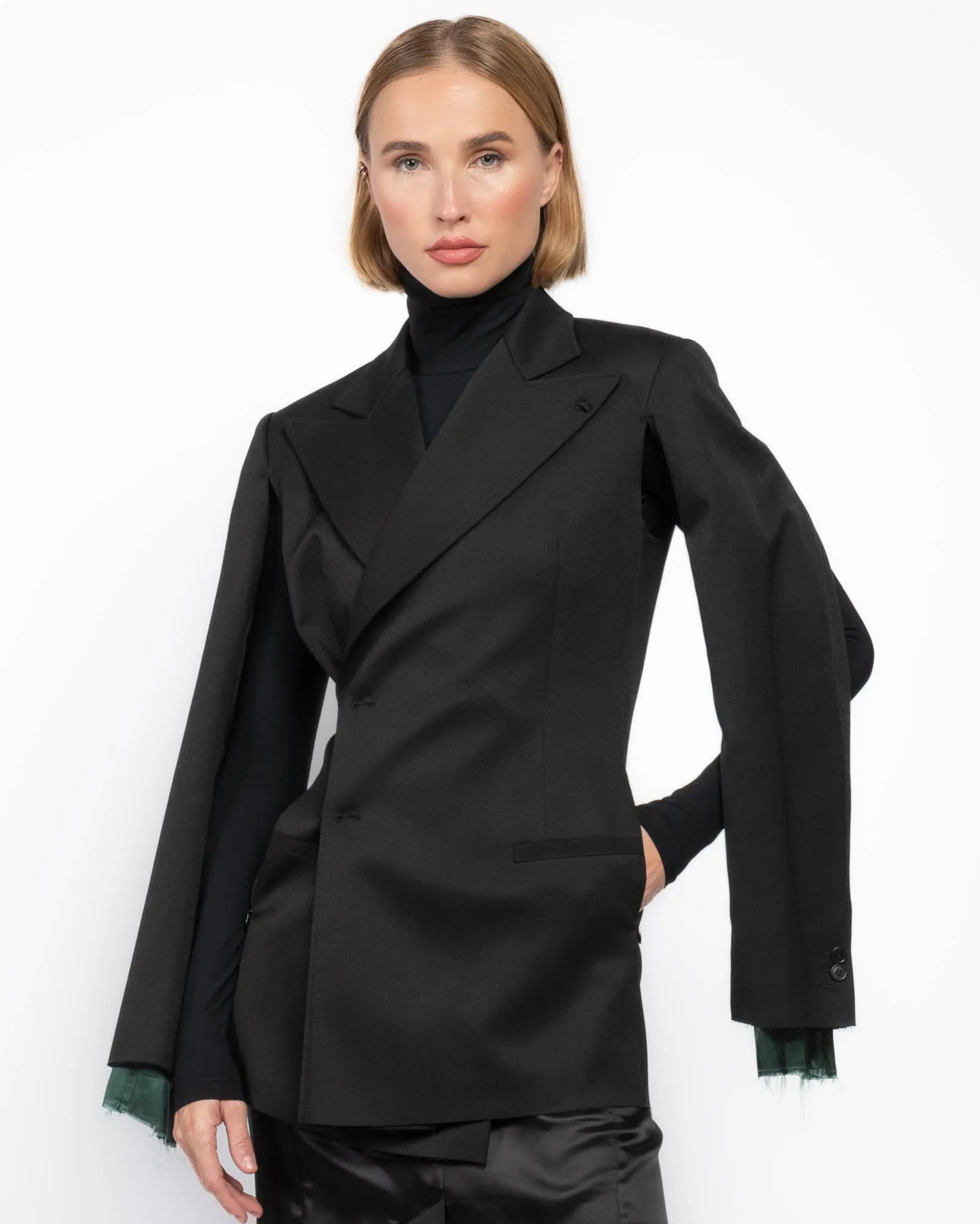 Jacket With Slitted Sleeves sold by TNT Fashion product image thumbnail 4