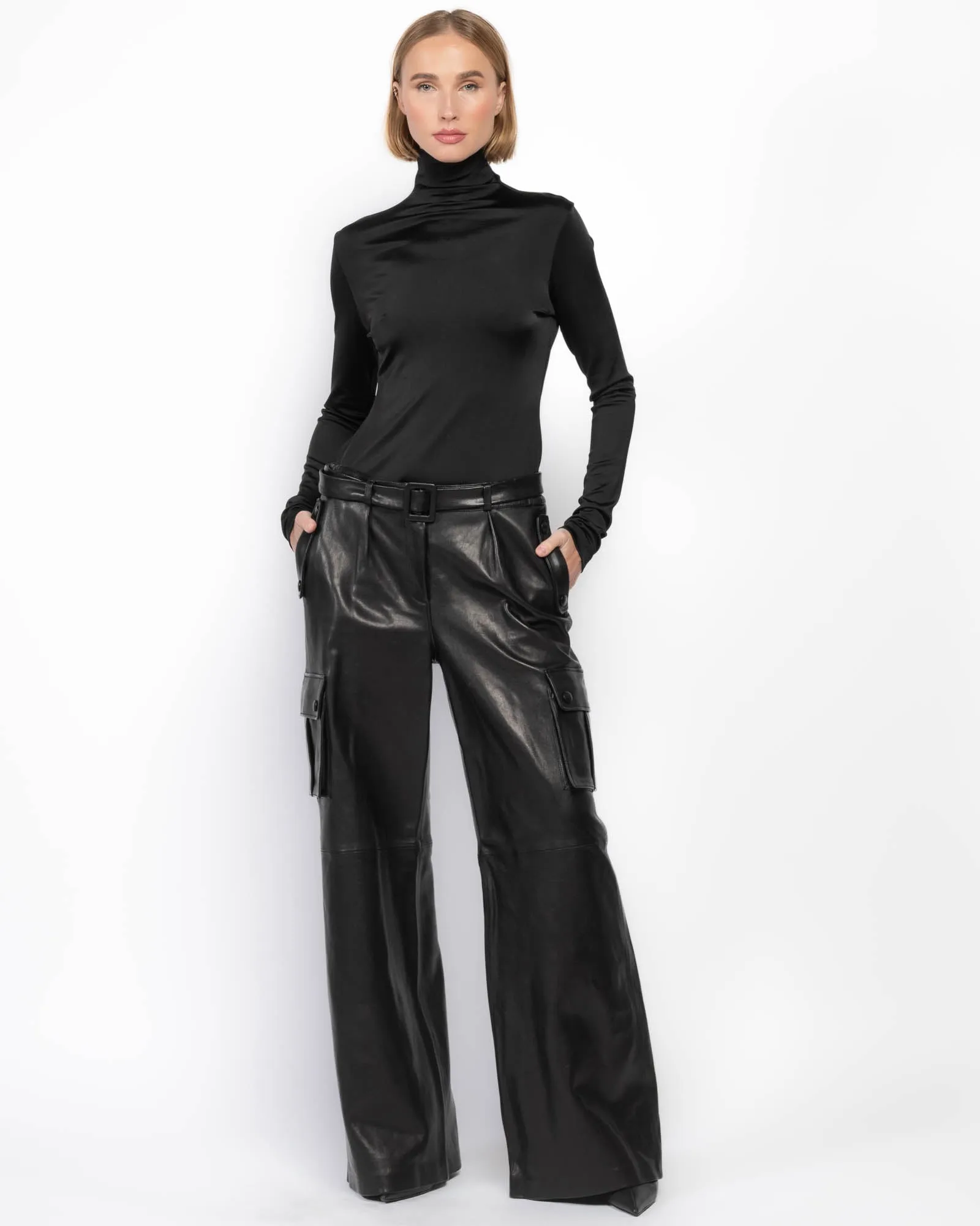 Leather Track Pants sold by TNT Fashion product image thumbnail 2