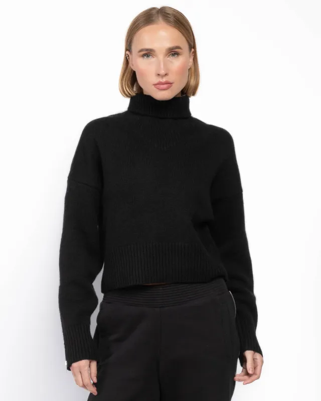 Boxy Sweater With Zipper sold by TNT Fashion