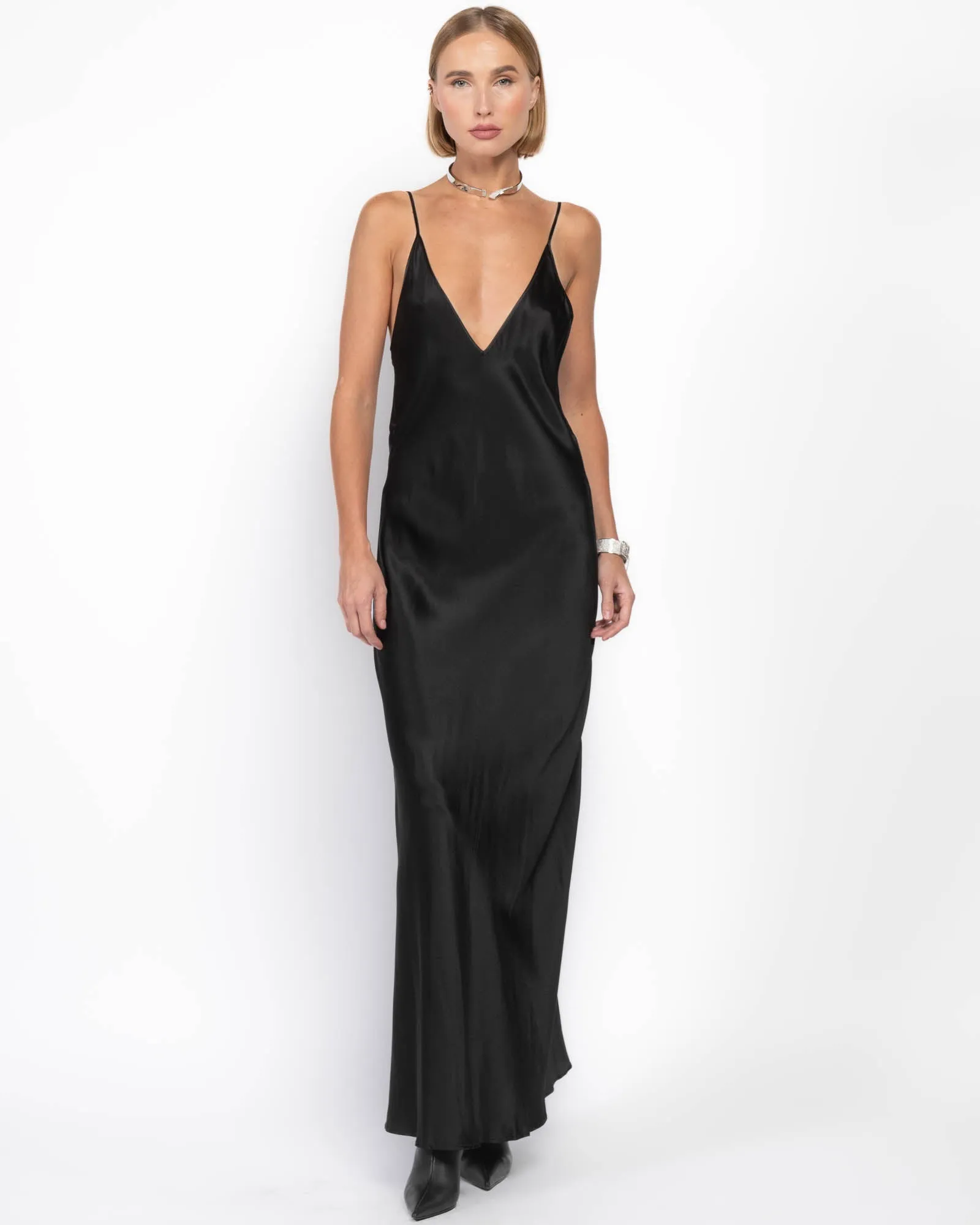 Evening Silk Dress sold by TNT Fashion product image thumbnail 3