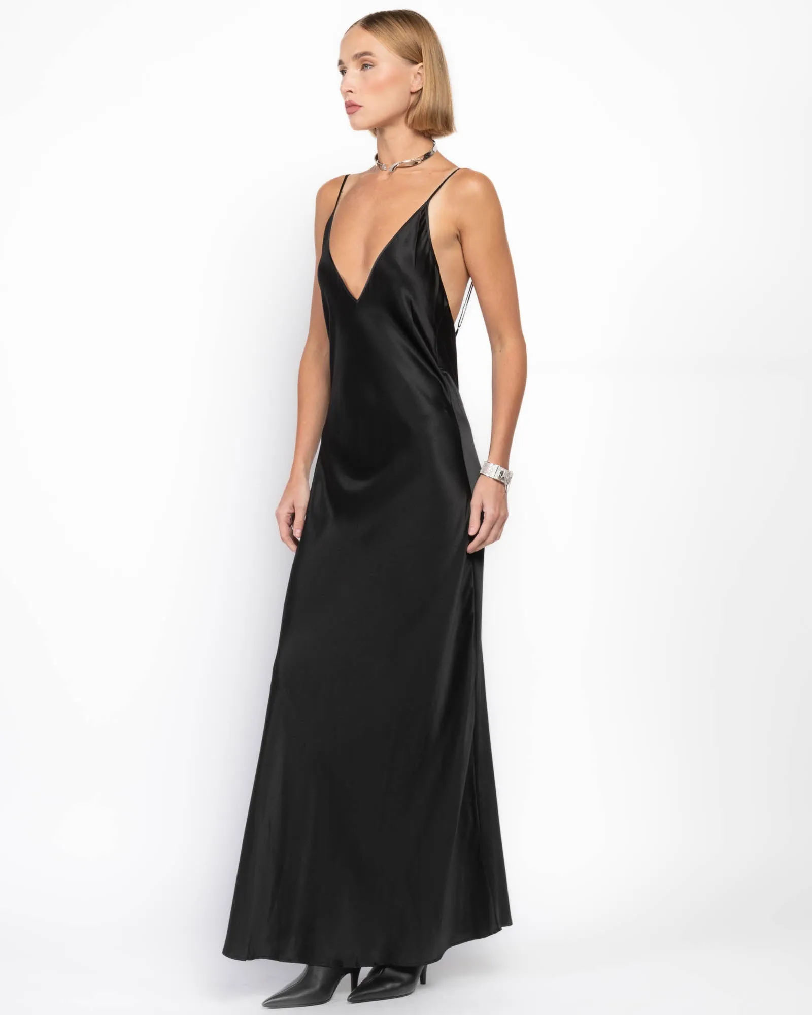 Evening Silk Dress sold by TNT Fashion product image thumbnail 4