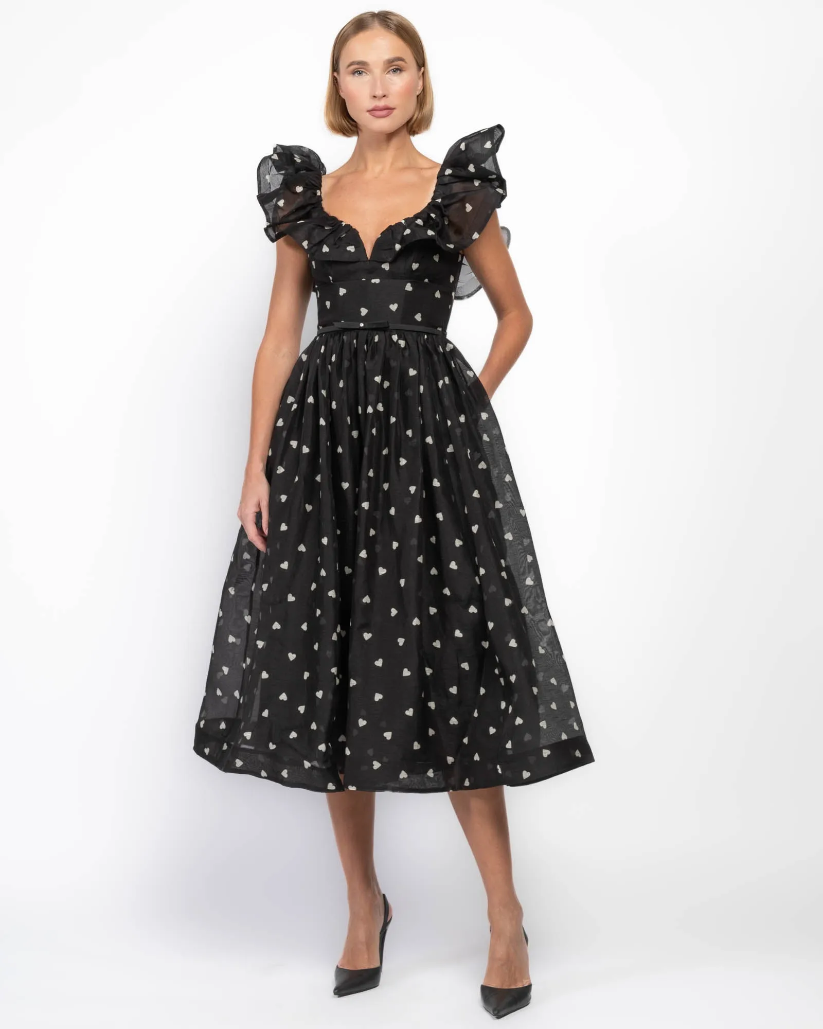 Frilled Midi Dress sold by TNT Fashion product image thumbnail 3