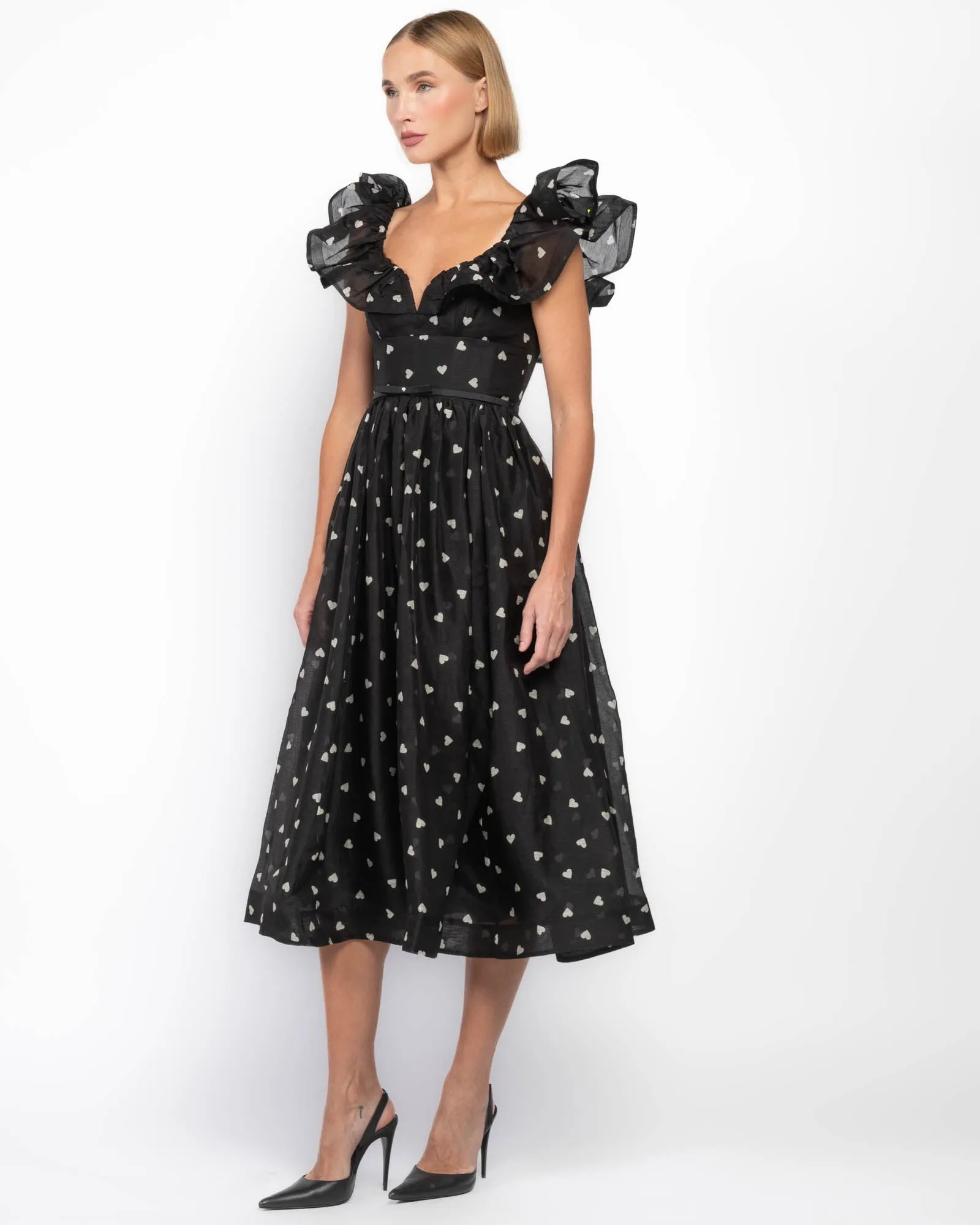 Frilled Midi Dress sold by TNT Fashion product image thumbnail 4