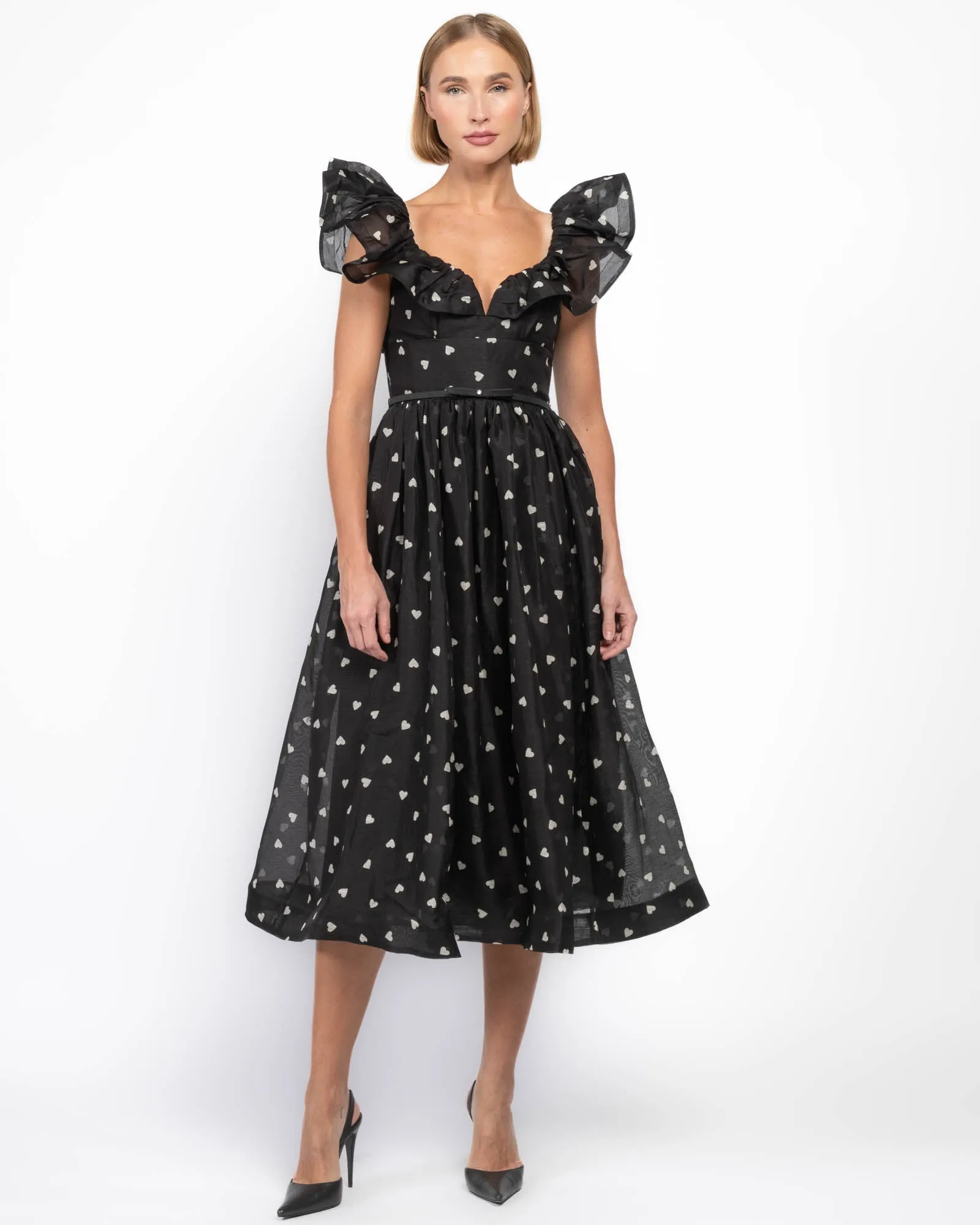 Frilled Midi Dress sold by TNT Fashion