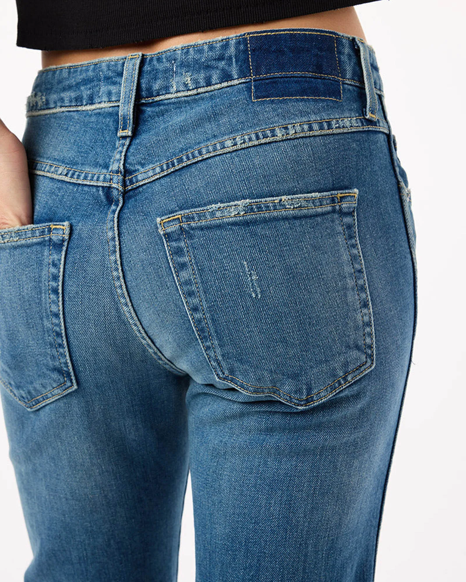Karla Crop Boot Jeans sold by TNT Fashion product image thumbnail 5