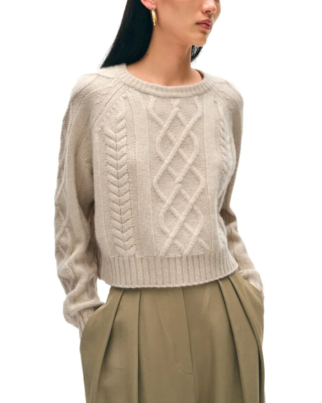 Cable Crewneck sold by TNT Fashion