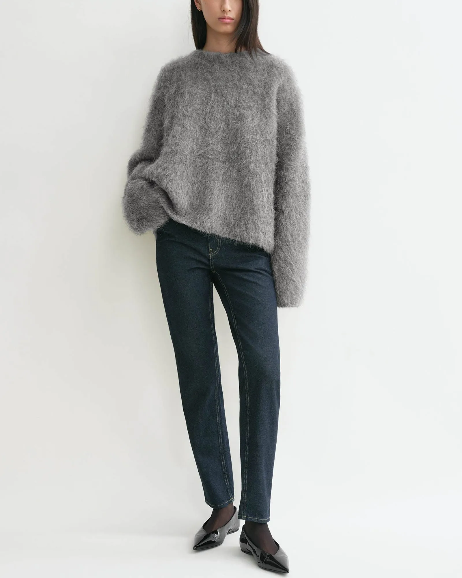 Boxy Alpaca Knit Sweater sold by TNT Fashion product image thumbnail 2