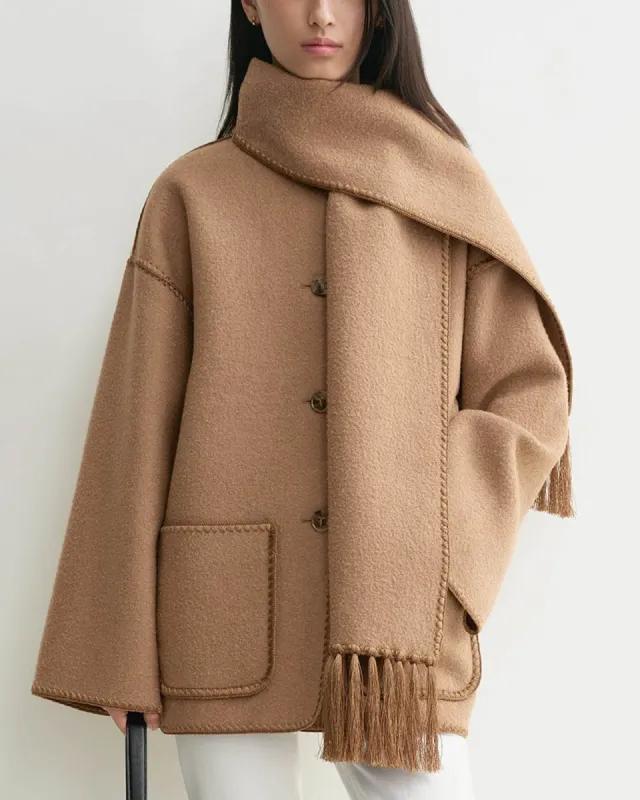 Embroidered Scarf Jacket sold by TNT Fashion