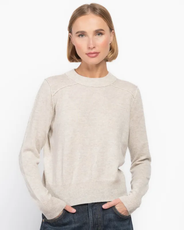 Cropped Reverse Seam Sweater sold by TNT Fashion