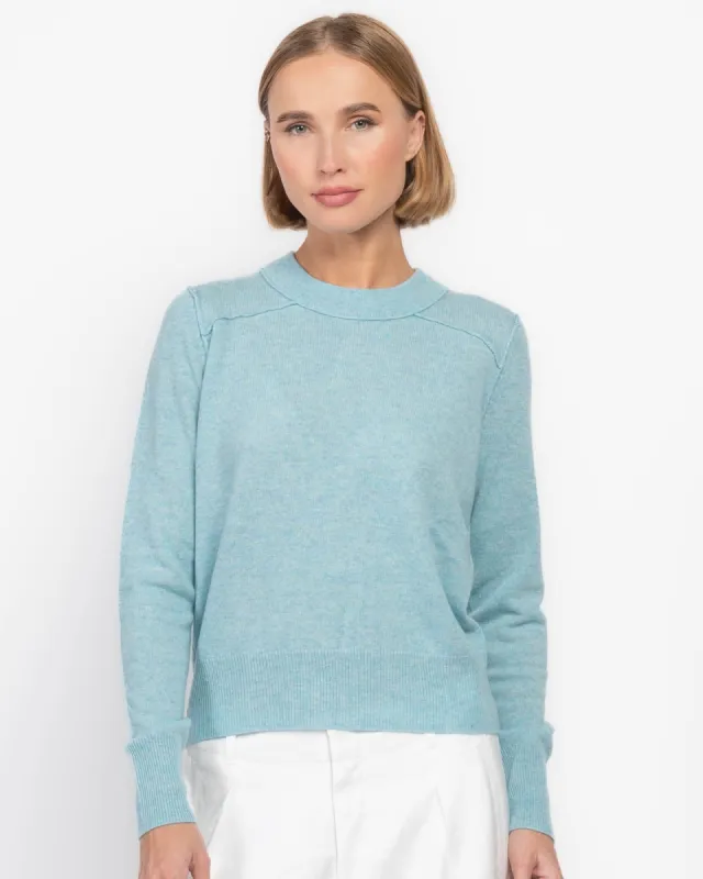 Cropped Reverse Seam Sweater sold by TNT Fashion