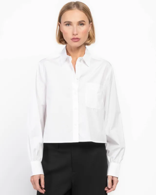 Maxine Cropped Shirt sold by TNT Fashion