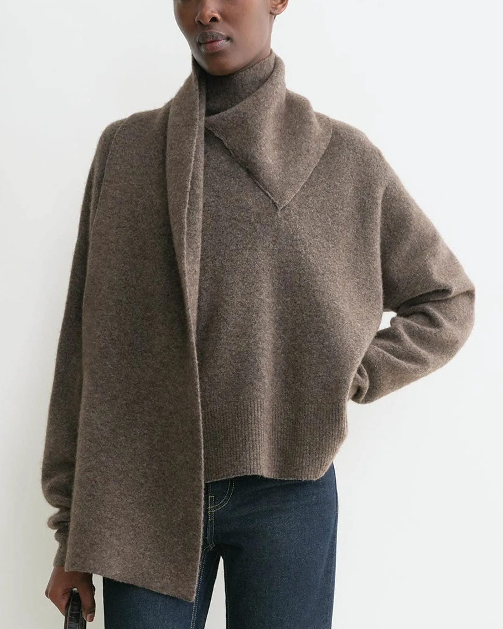 Draped Knit Scarf sold by TNT Fashion