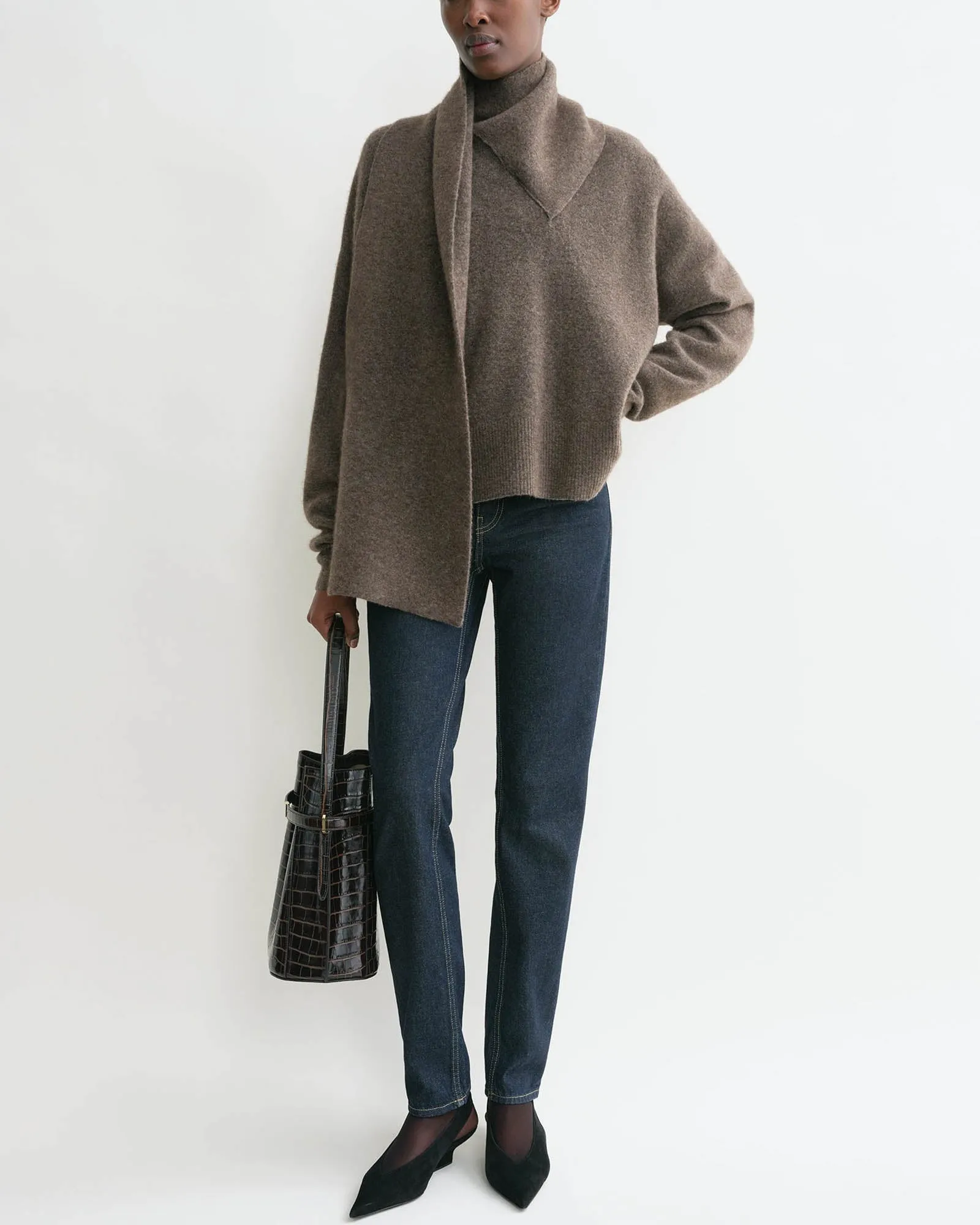 Draped Knit Scarf sold by TNT Fashion product image thumbnail 2