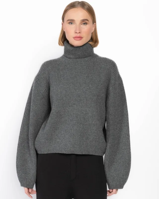 Ribbed Turtleneck Sweater sold by TNT Fashion