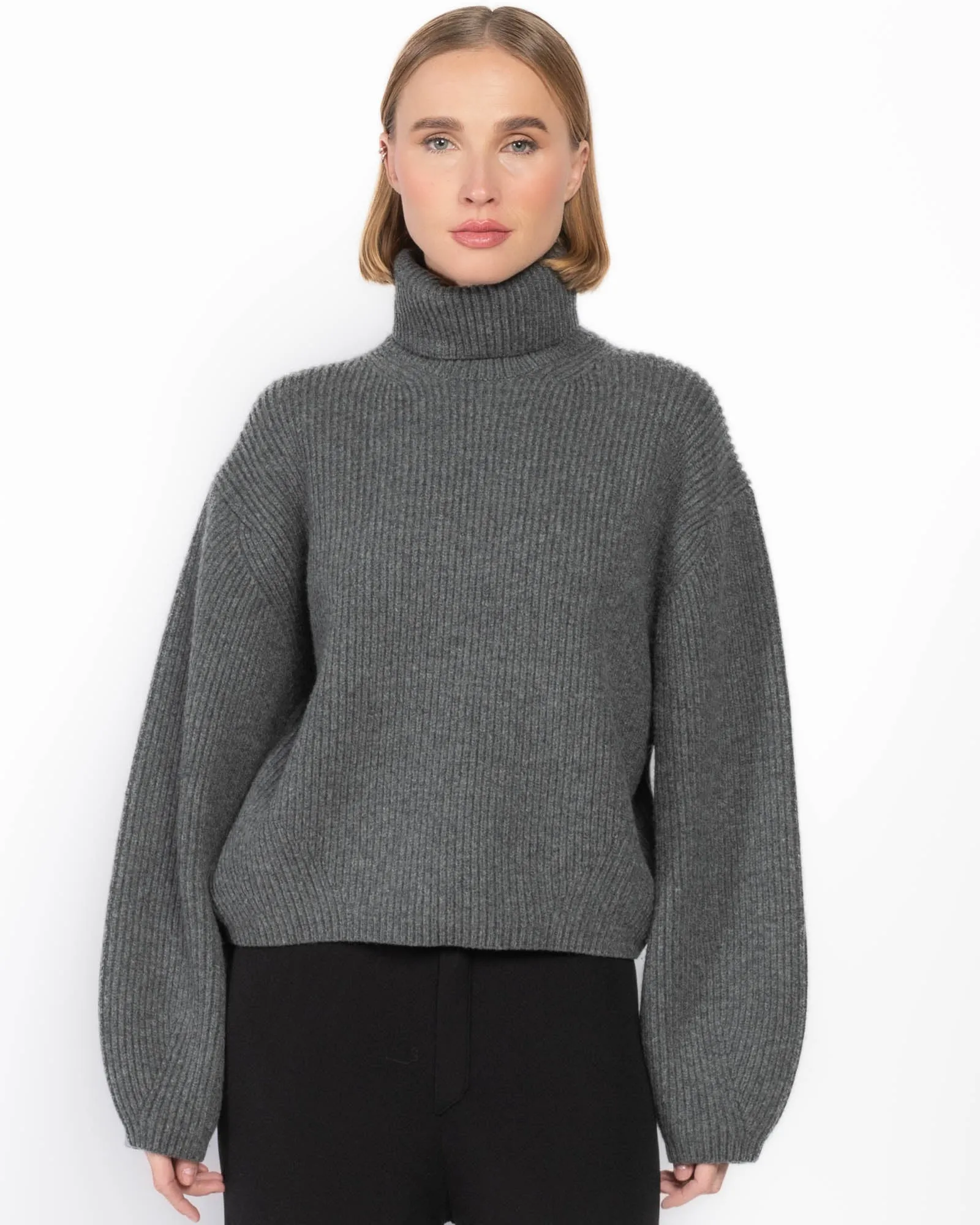 Ribbed Turtleneck Sweater sold by TNT Fashion