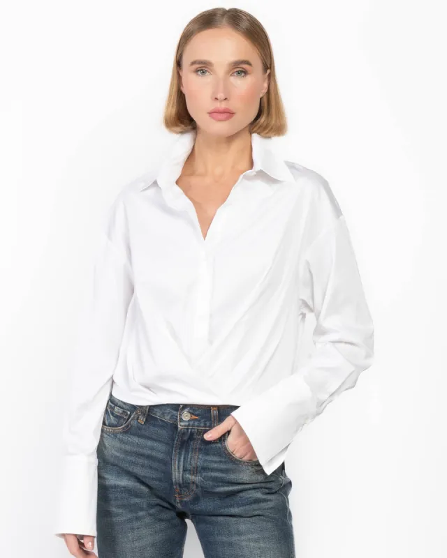 Pleated Little Joe Shirt sold by TNT Fashion