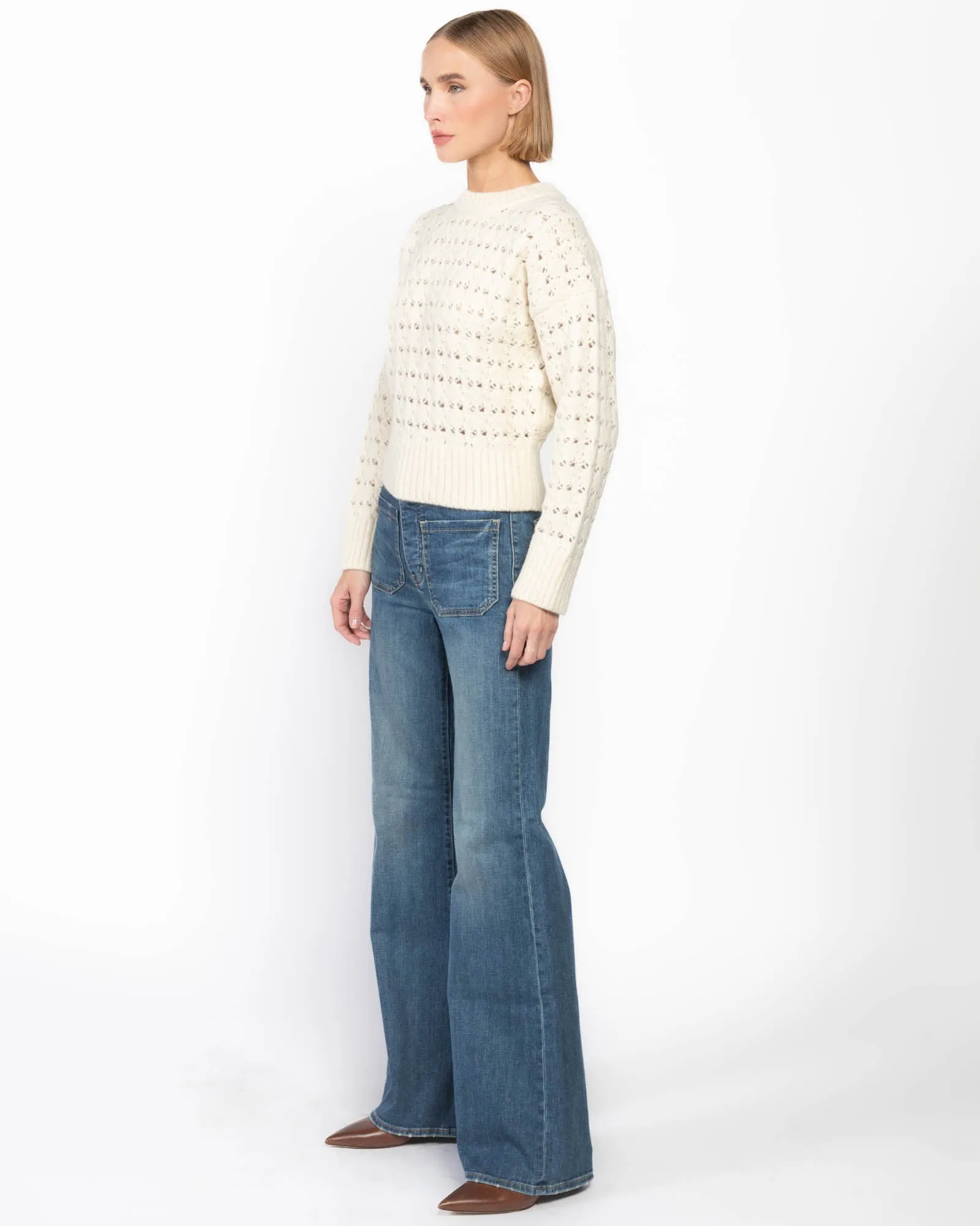 Open Stitch Crewneck sold by TNT Fashion product image thumbnail 4