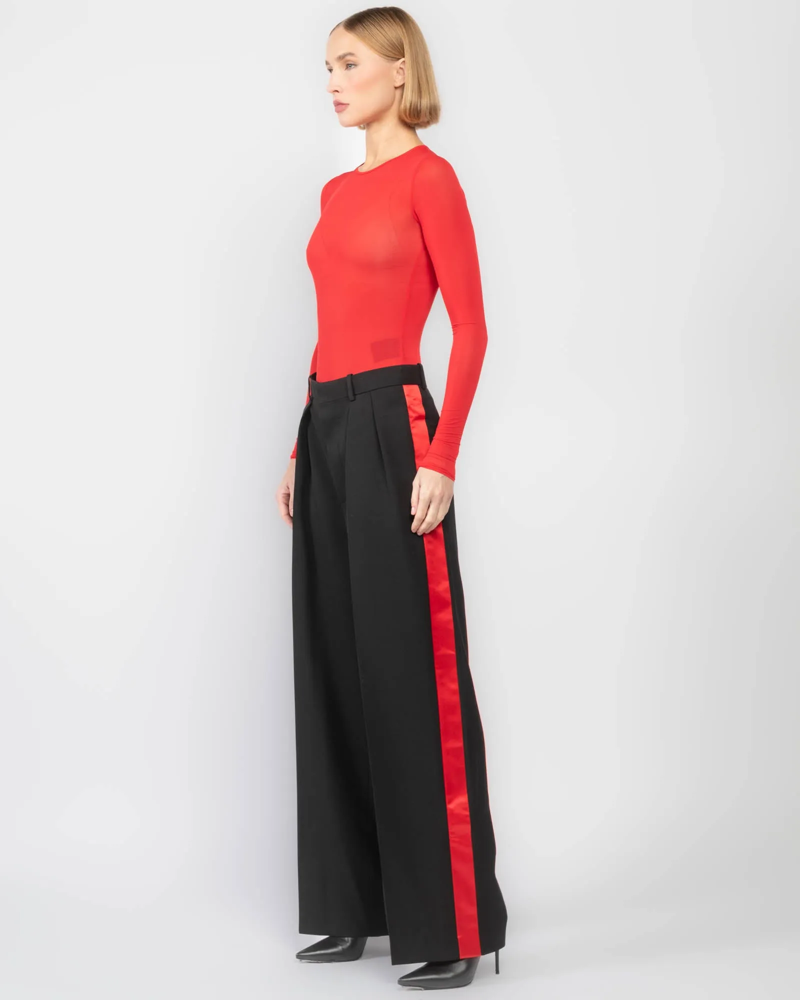 Low Rise Tuxedo Trousers sold by TNT Fashion product image thumbnail 4