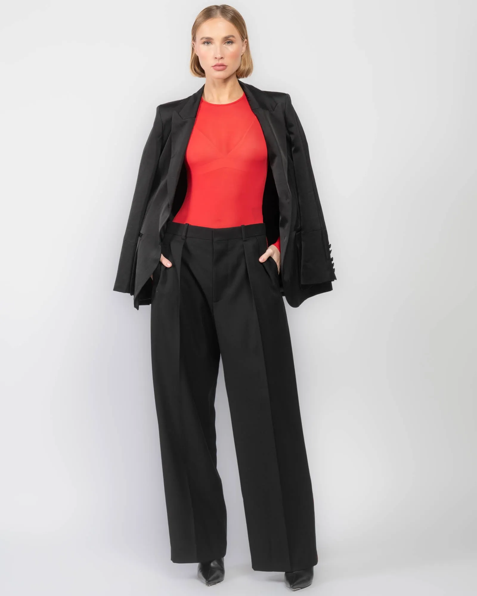 Low Rise Tuxedo Trousers sold by TNT Fashion product image thumbnail 2