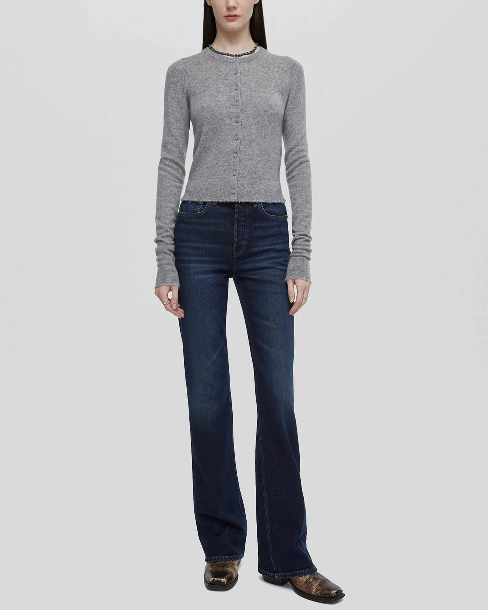 Cashmere Crew Cardigan sold by TNT Fashion product image thumbnail 2