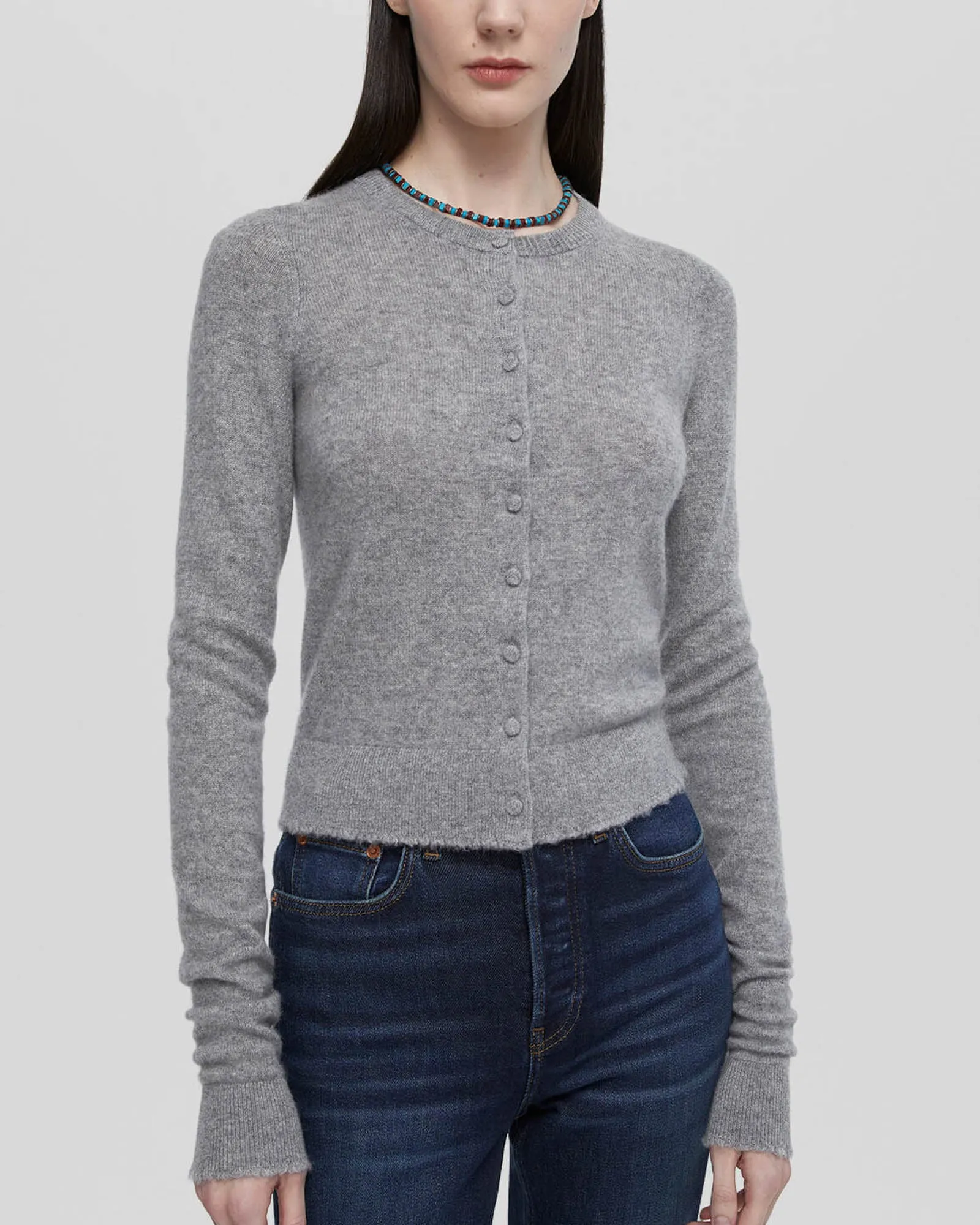 Cashmere Crew Cardigan sold by TNT Fashion
