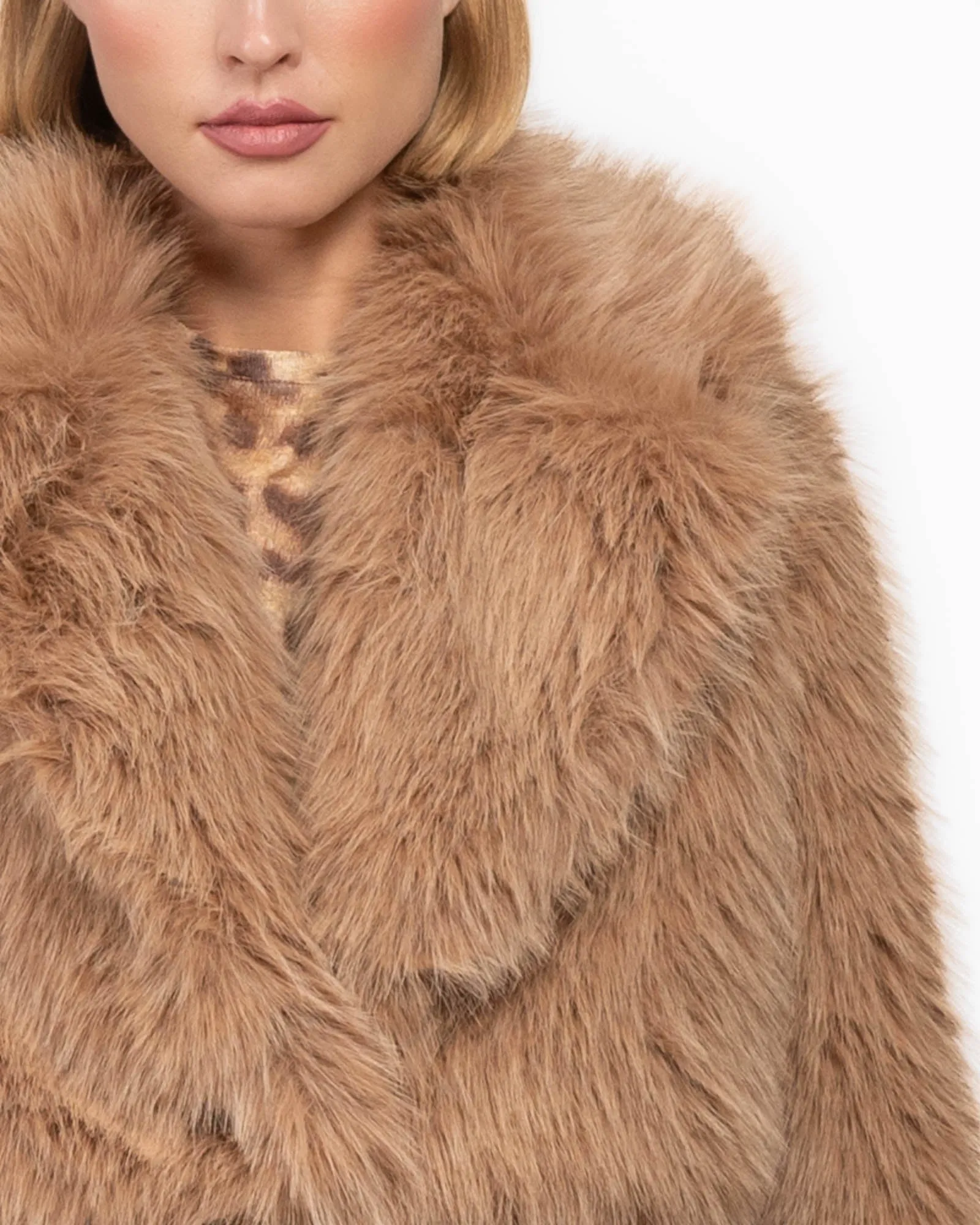 Faux Fur Bomber Jacket sold by TNT Fashion product image thumbnail 5