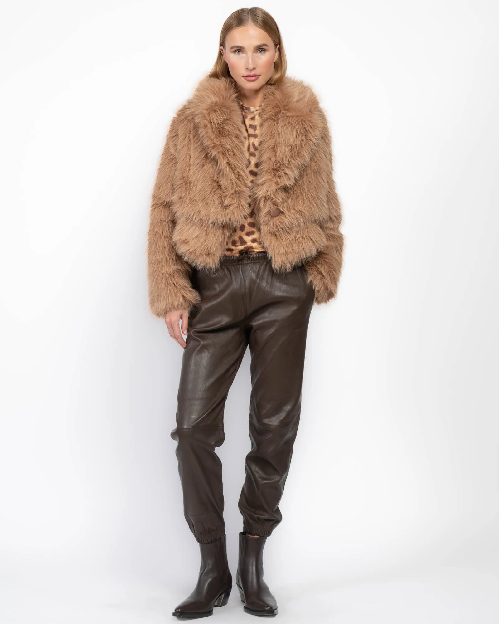 Faux Fur Bomber Jacket sold by TNT Fashion product image thumbnail 2