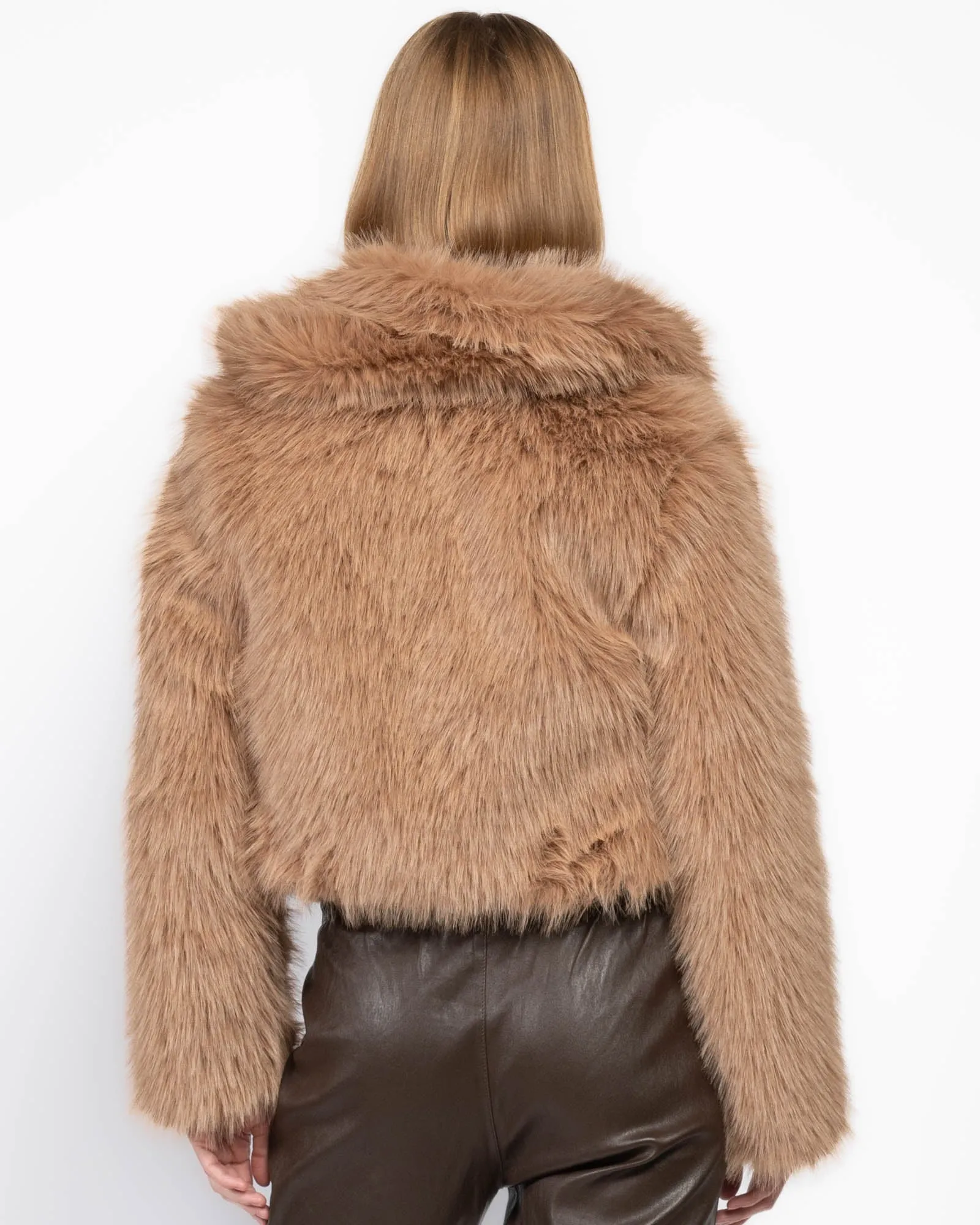 Faux Fur Bomber Jacket sold by TNT Fashion product image thumbnail 4