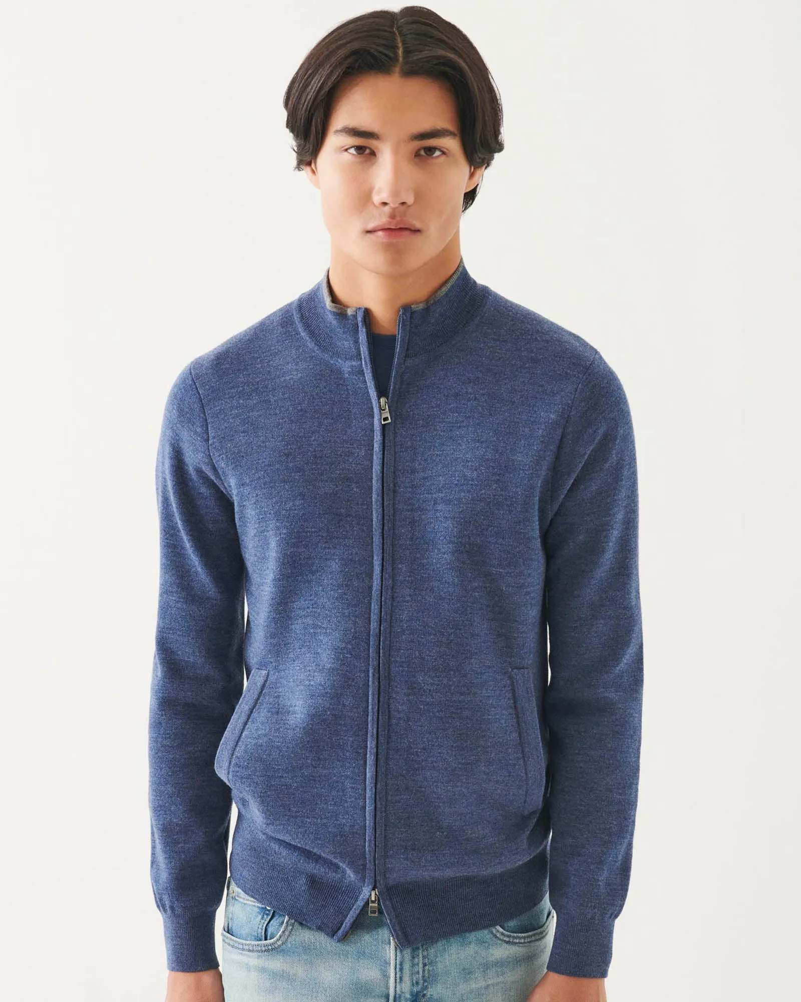 Double Face Zip Sweater sold by TNT Fashion