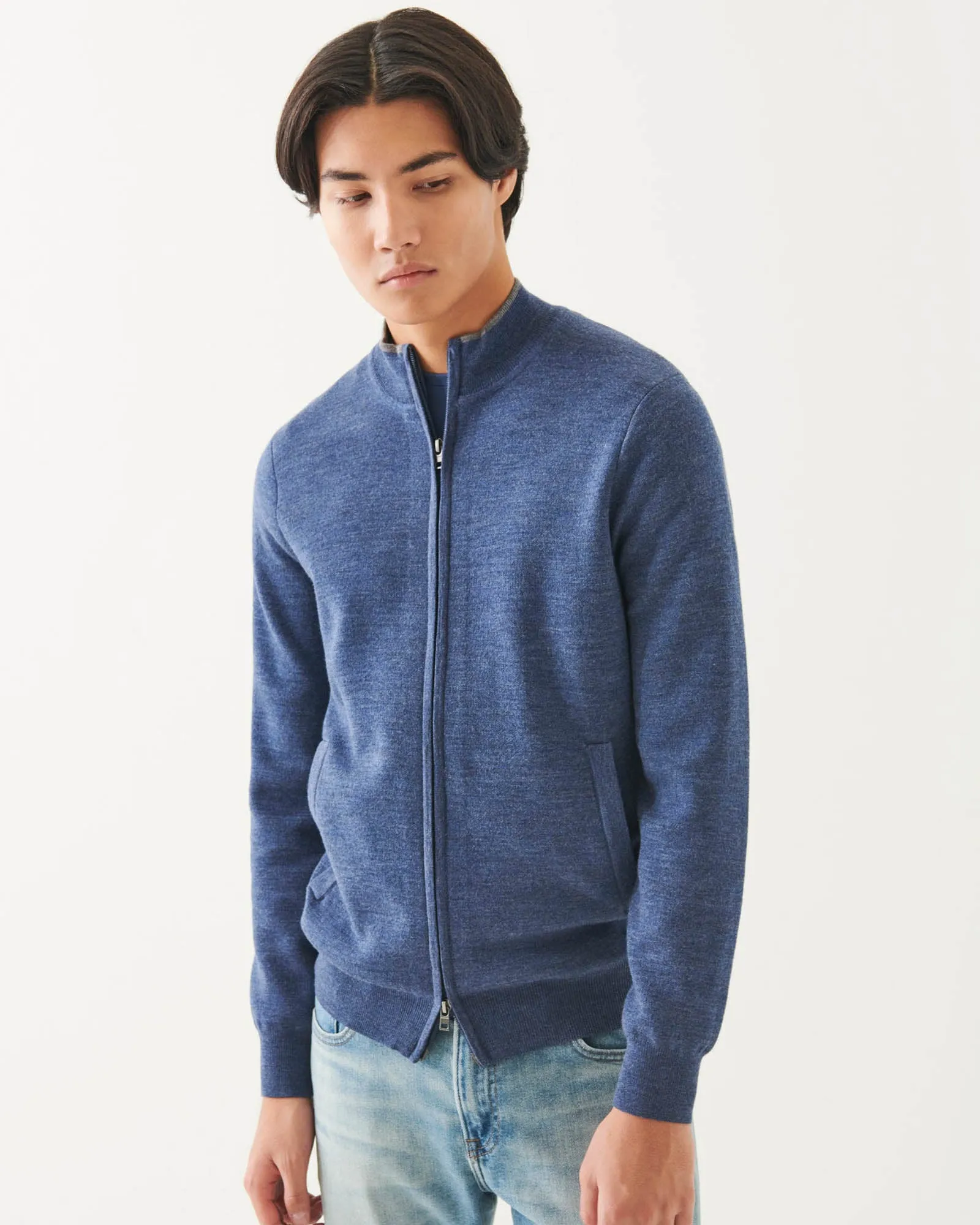 Double Face Zip Sweater sold by TNT Fashion product image thumbnail 3