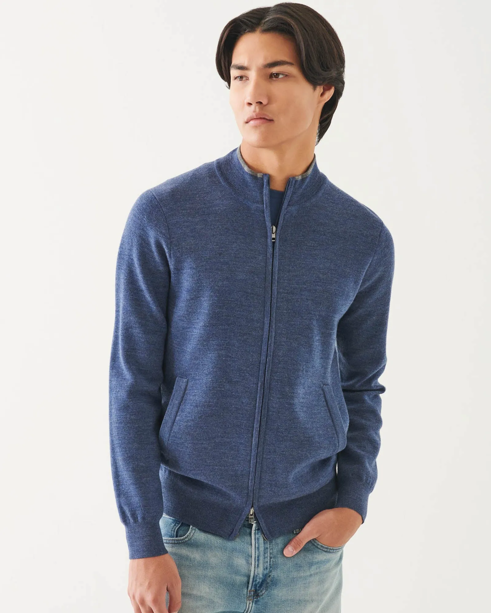 Double Face Zip Sweater sold by TNT Fashion product image thumbnail 2