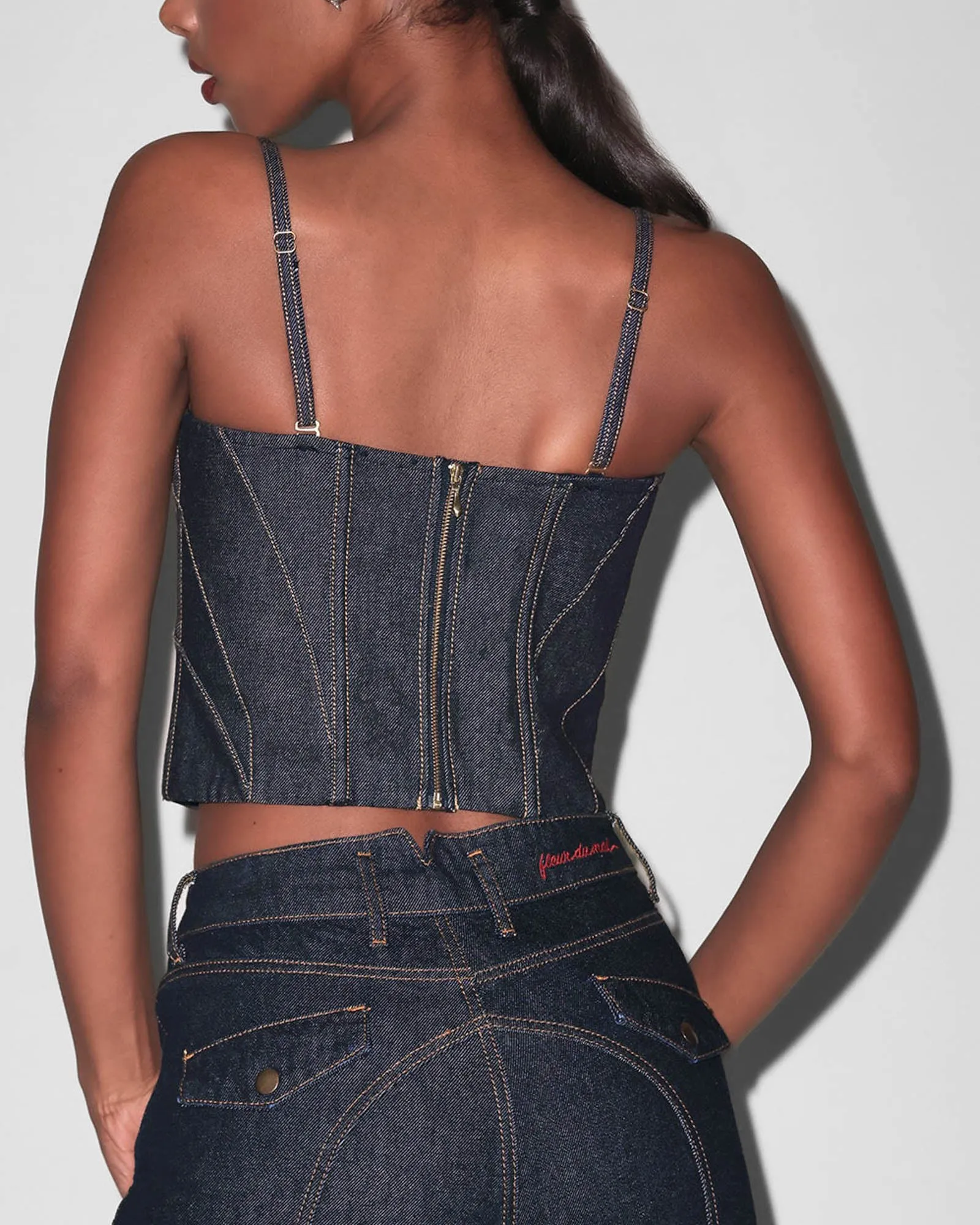 Denim Bustier Top sold by TNT Fashion product image thumbnail 3