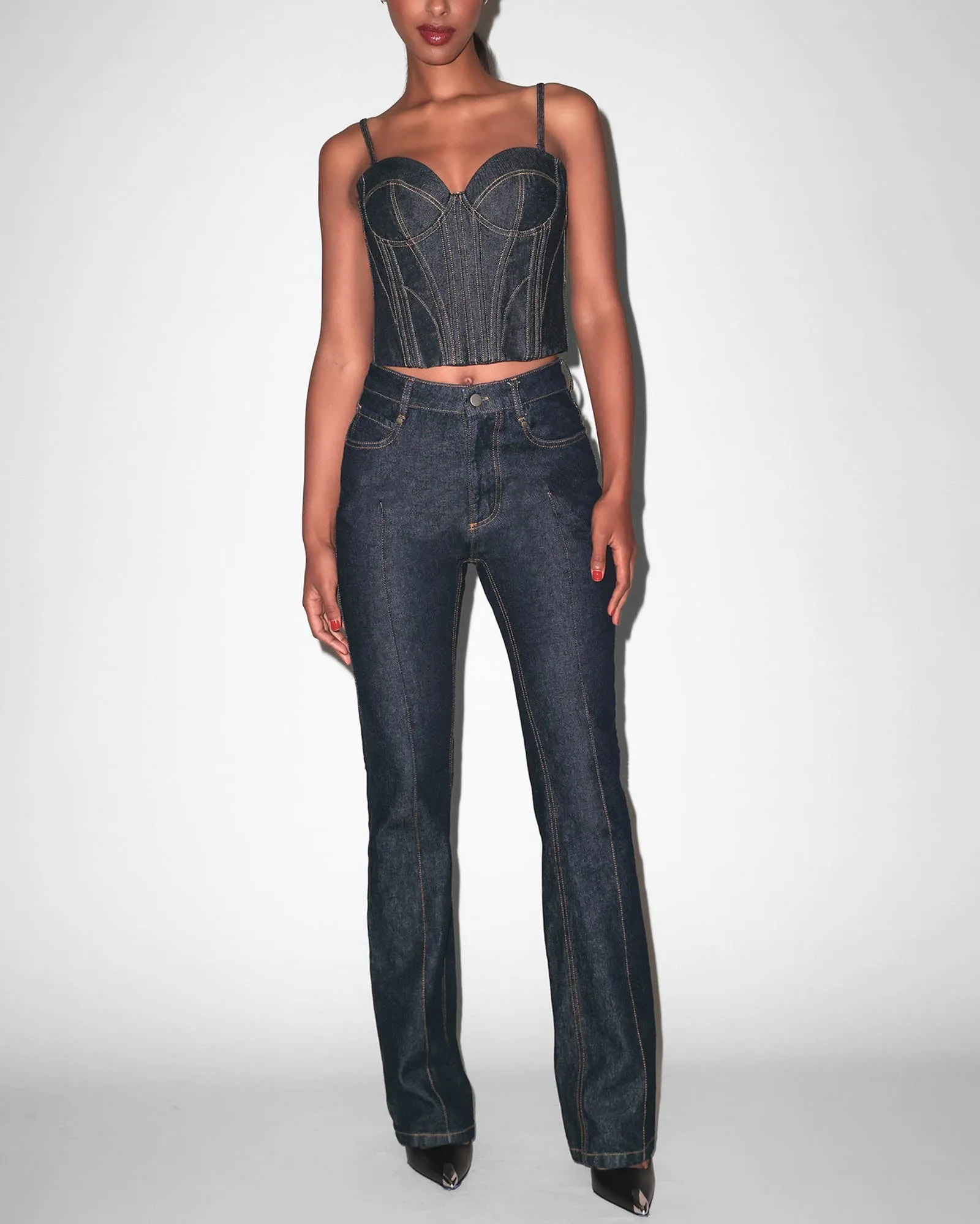 Denim Bustier Top sold by TNT Fashion product image thumbnail 2