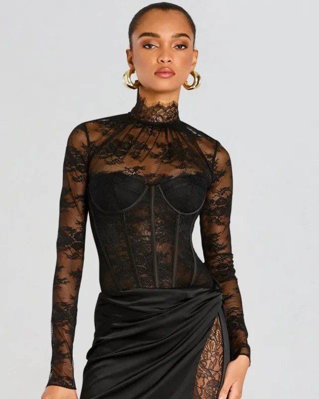 Valentina Lace Bodysuit sold by TNT Fashion