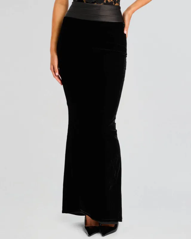 Flora Velvet Skirt sold by TNT Fashion