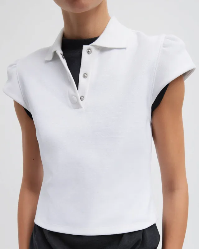 Shrunken Polo Shirt sold by TNT Fashion