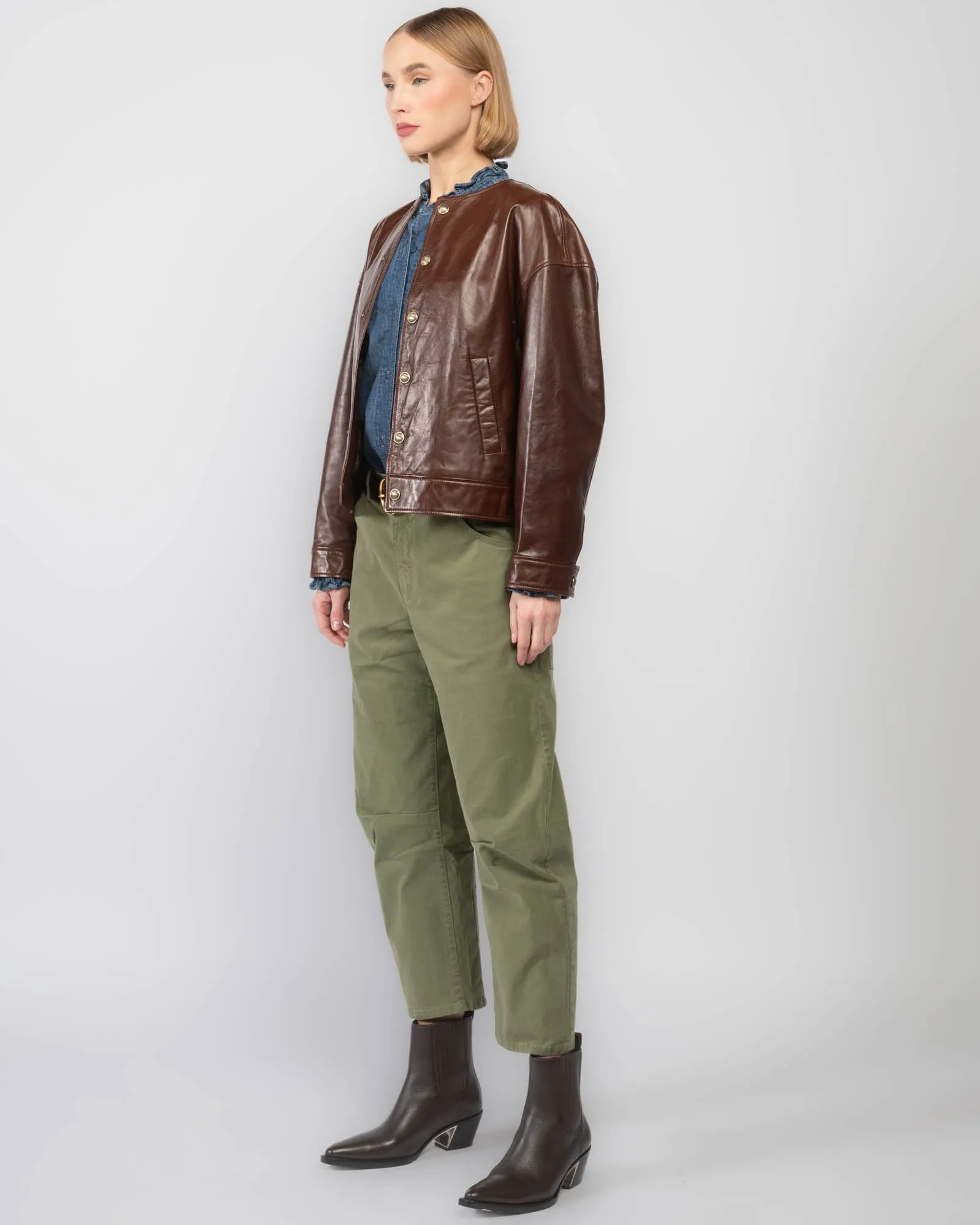 Deja Leather Bomber sold by TNT Fashion product image thumbnail 5