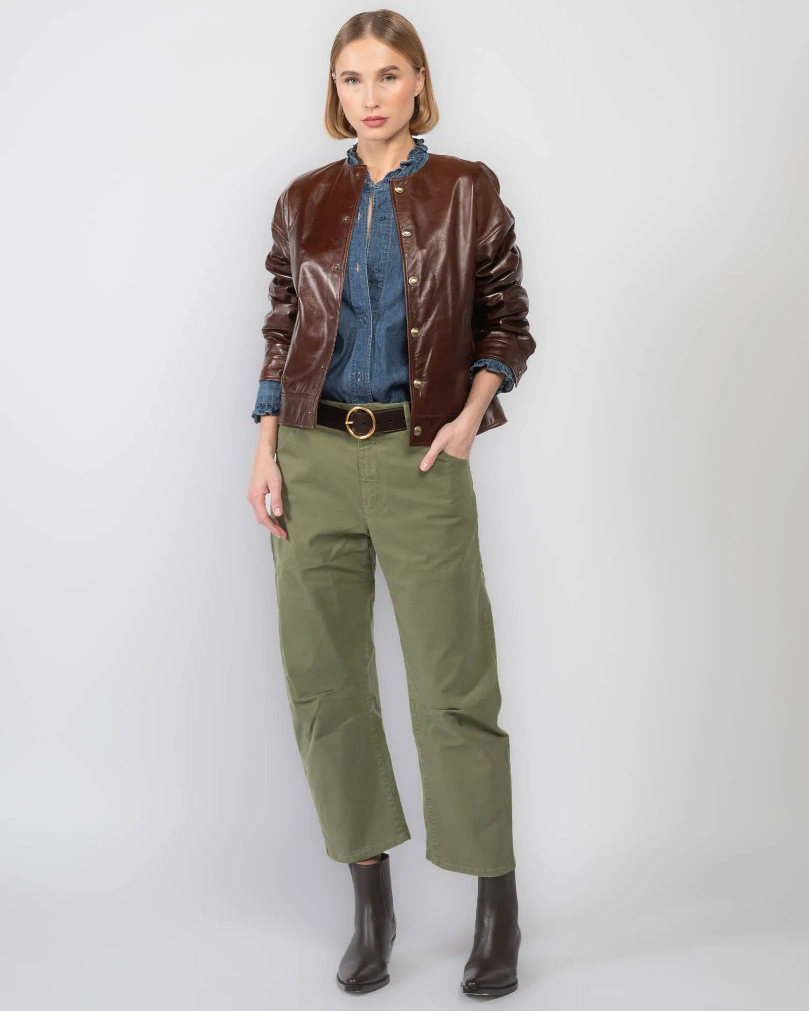 Deja Leather Bomber sold by TNT Fashion product image thumbnail 2