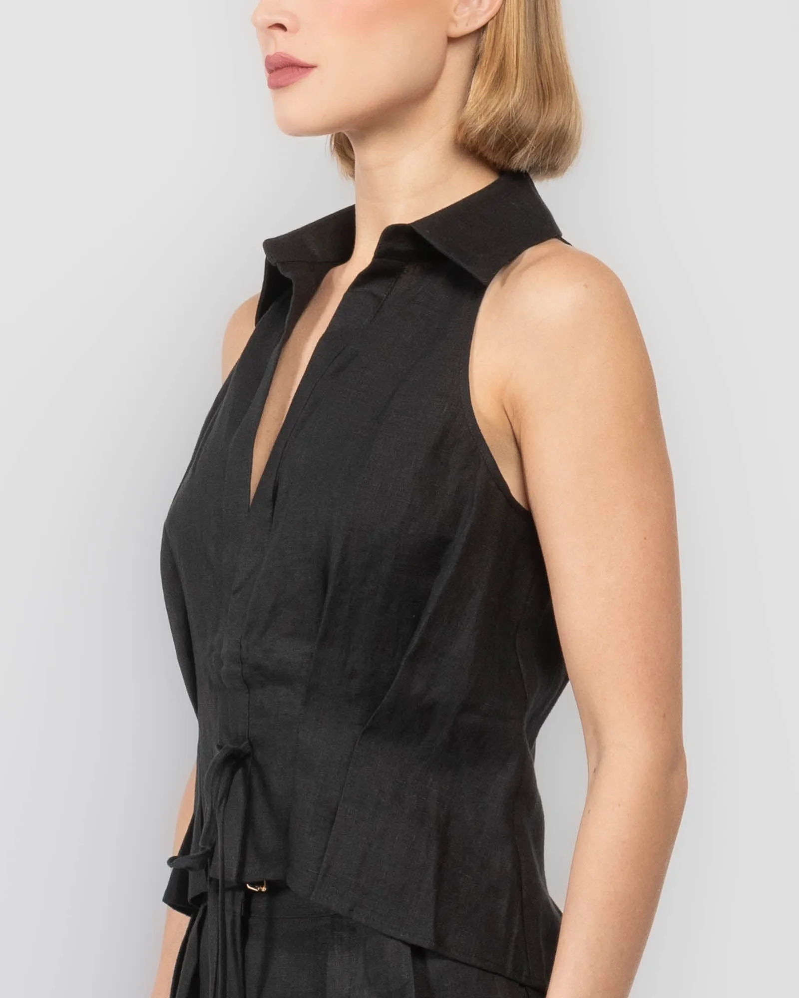 Sloan Linen Vest sold by TNT Fashion product image thumbnail 5