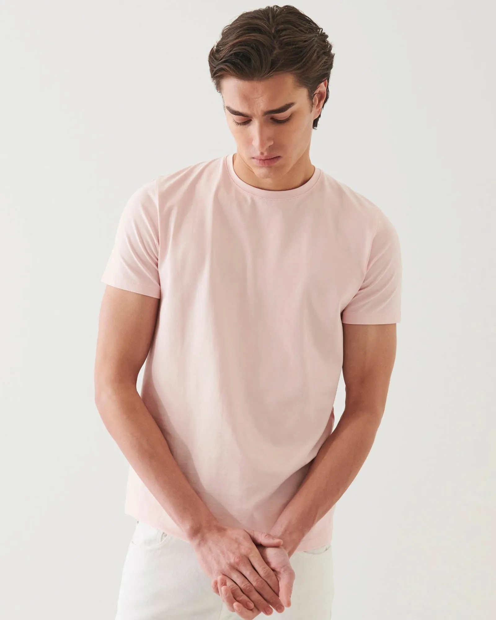 Short Sleeve Stretch Crew Tee sold by TNT Fashion product image thumbnail 3