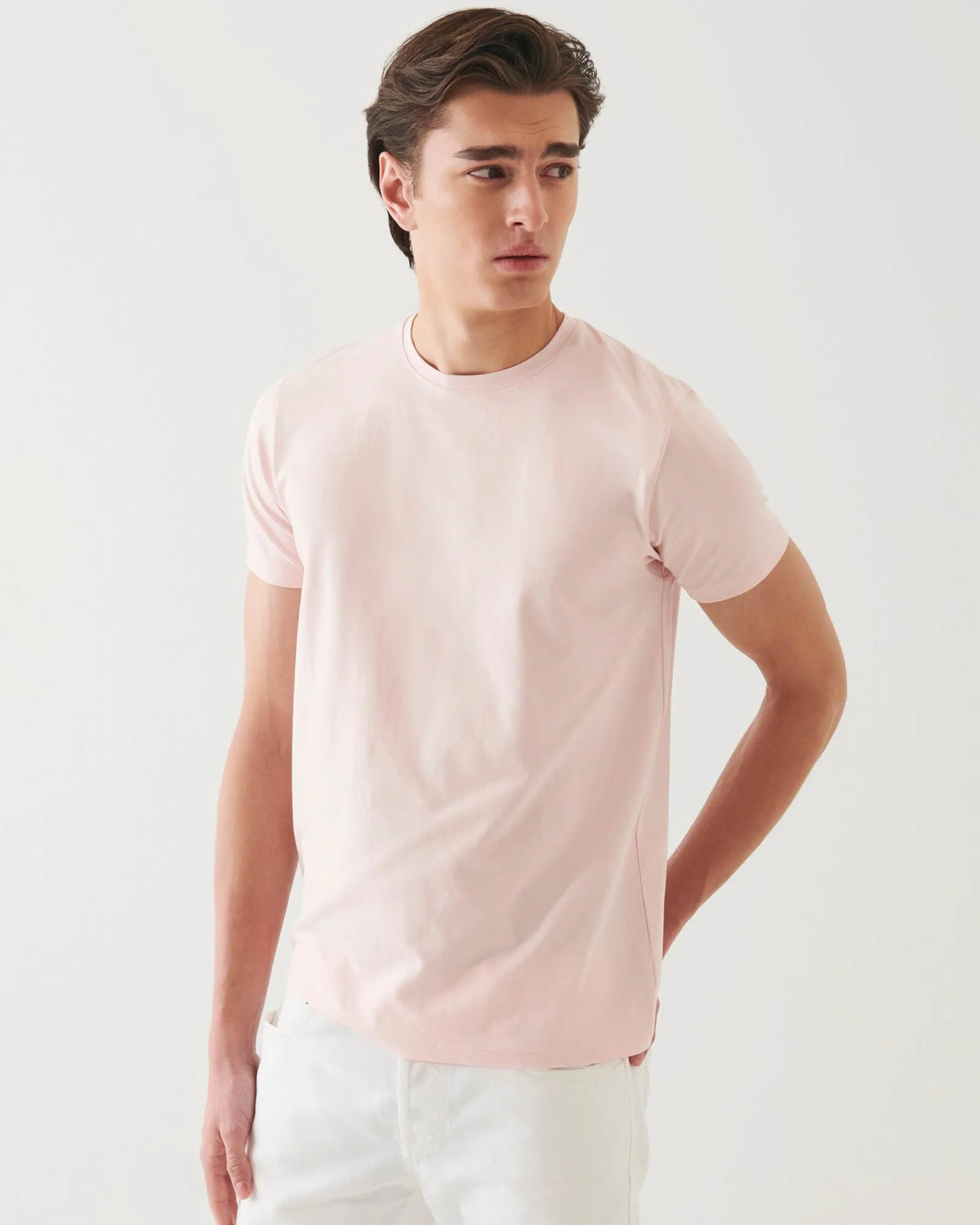 Short Sleeve Stretch Crew Tee sold by TNT Fashion product image thumbnail 2