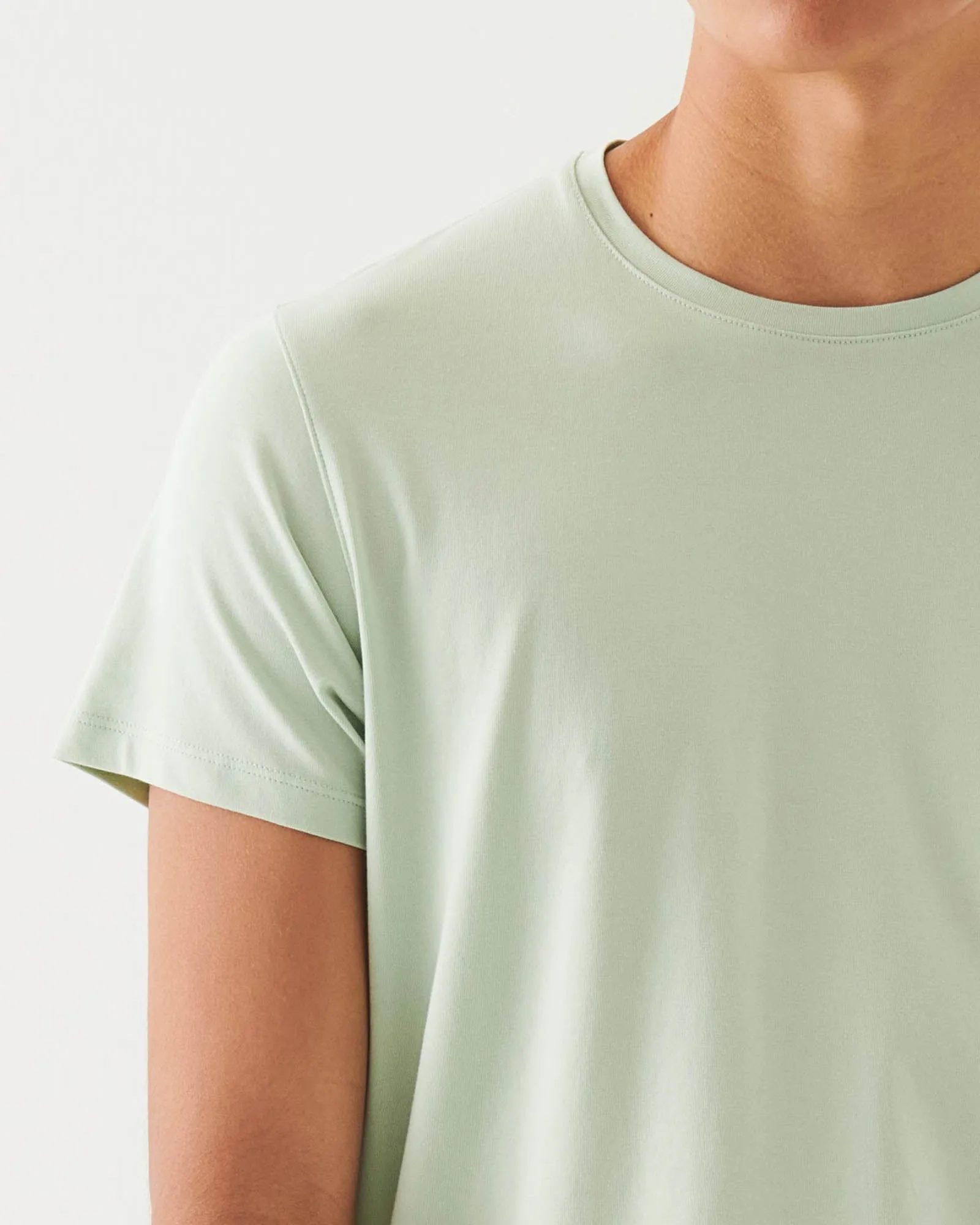 Short Sleeve Stretch Crew Tee sold by TNT Fashion product image thumbnail 4