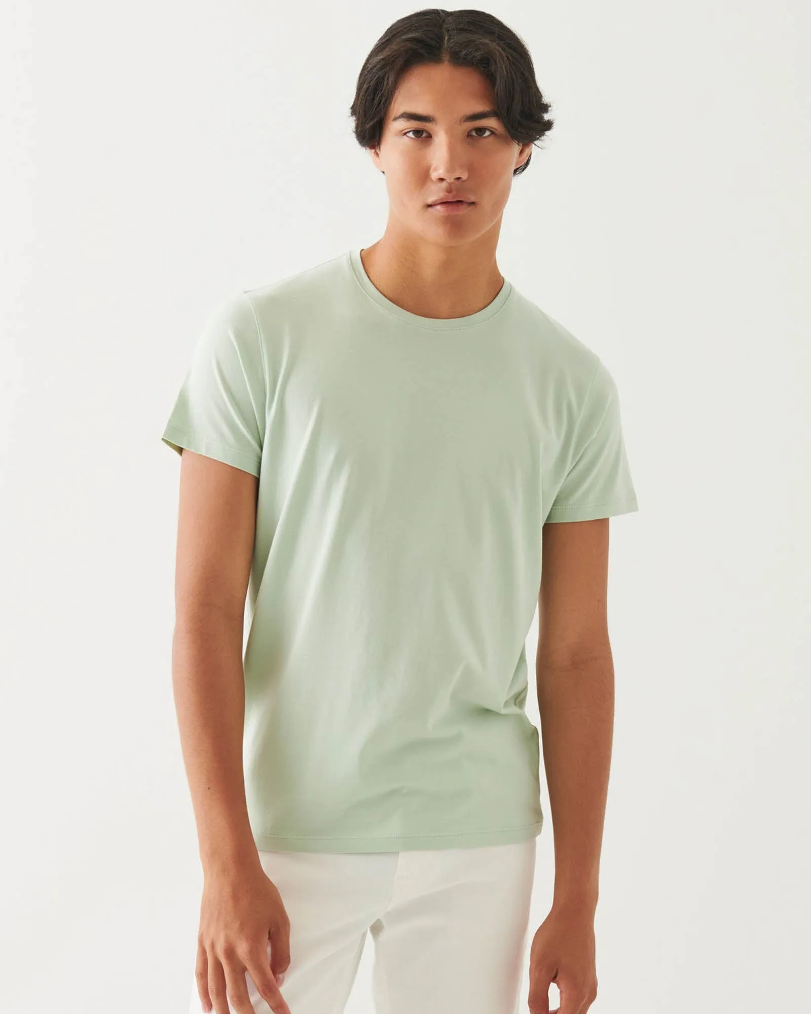 Short Sleeve Stretch Crew Tee sold by TNT Fashion product image thumbnail 2