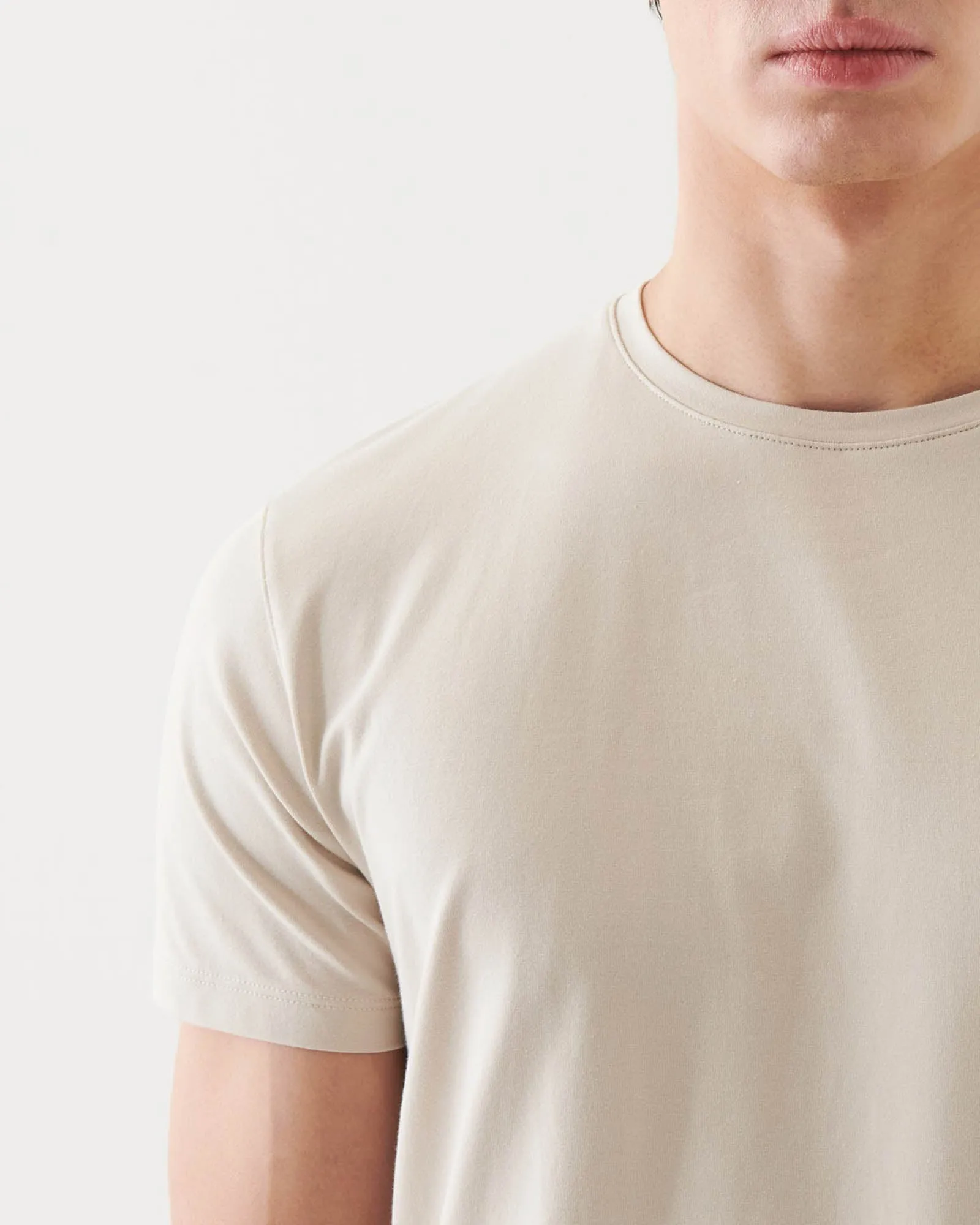 Short Sleeve Stretch Crew Tee sold by TNT Fashion product image thumbnail 4