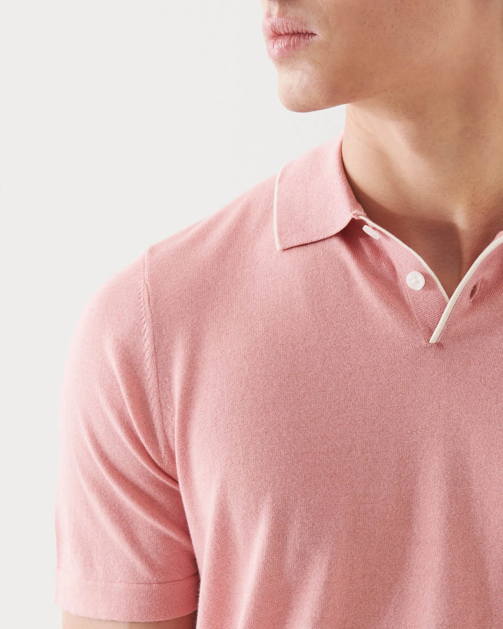 Short Sleeve Cotton Knit 14 Gauge Polo sold by TNT Fashion product image thumbnail 4